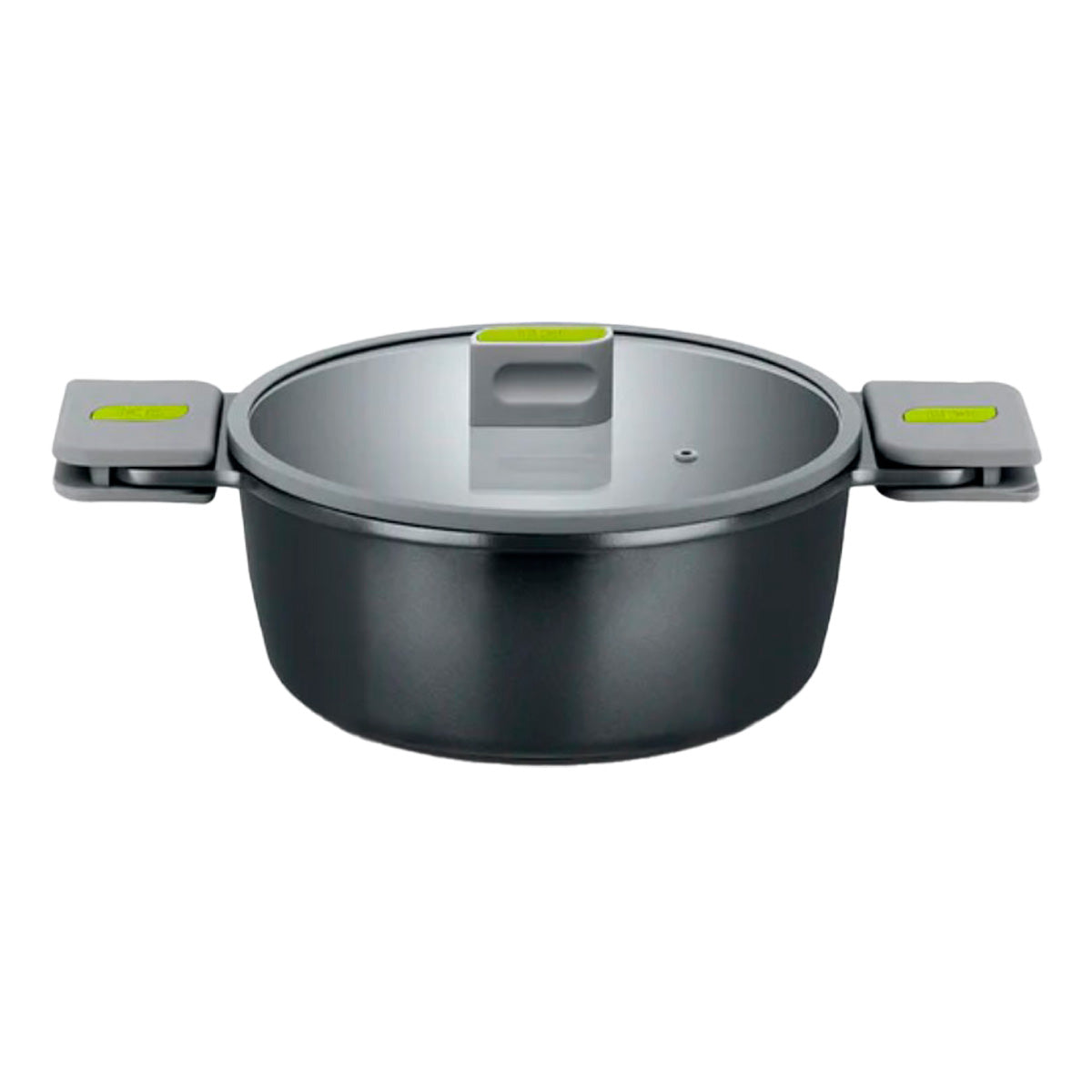 Cacerola Alta 24CM Aluminio Fundido 100% Reciclado con Antiadherente Cerámico BRA Life