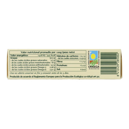 Sardinas en aceite de oliva ecológico en Lata Pan do Mar 120g