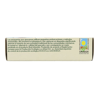 Tentáculos de potón del pacífico en aceite de oliva ecológico en Lata Pan do Mar 120g