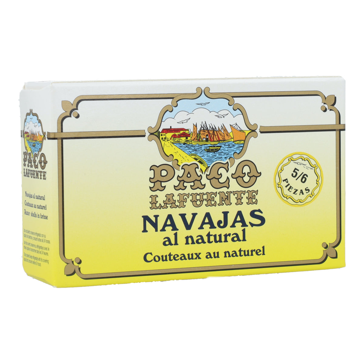 Navajas al Natural Paco Lafuente 115 g (5/6 pza)