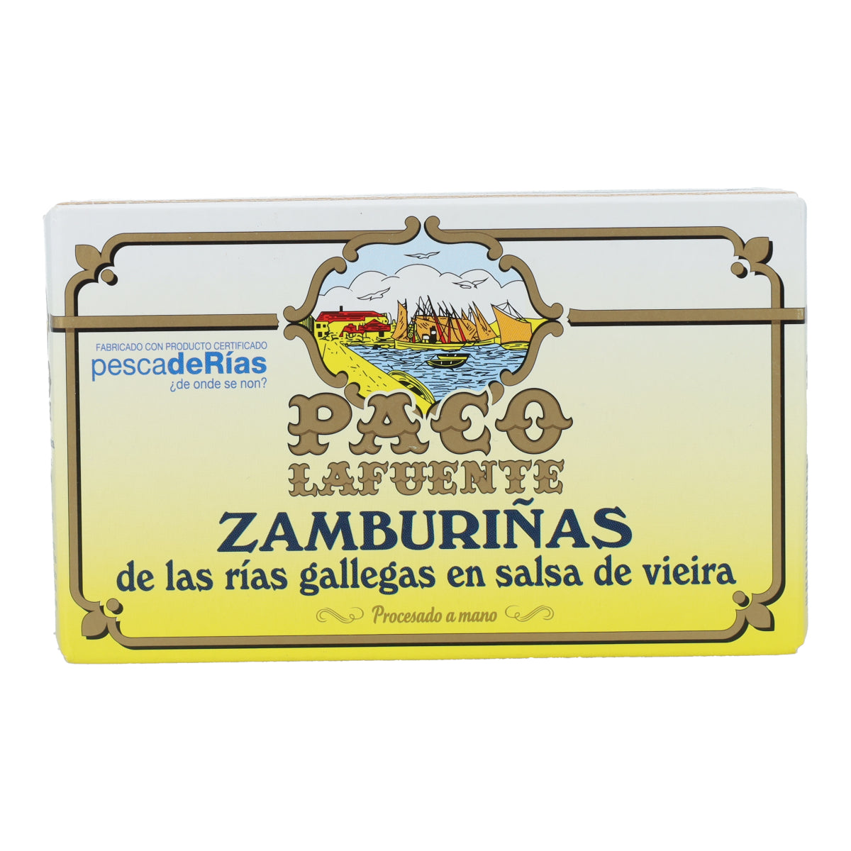 Zamburiñas en Salsa de Vieira Paco Lafuente 115 g