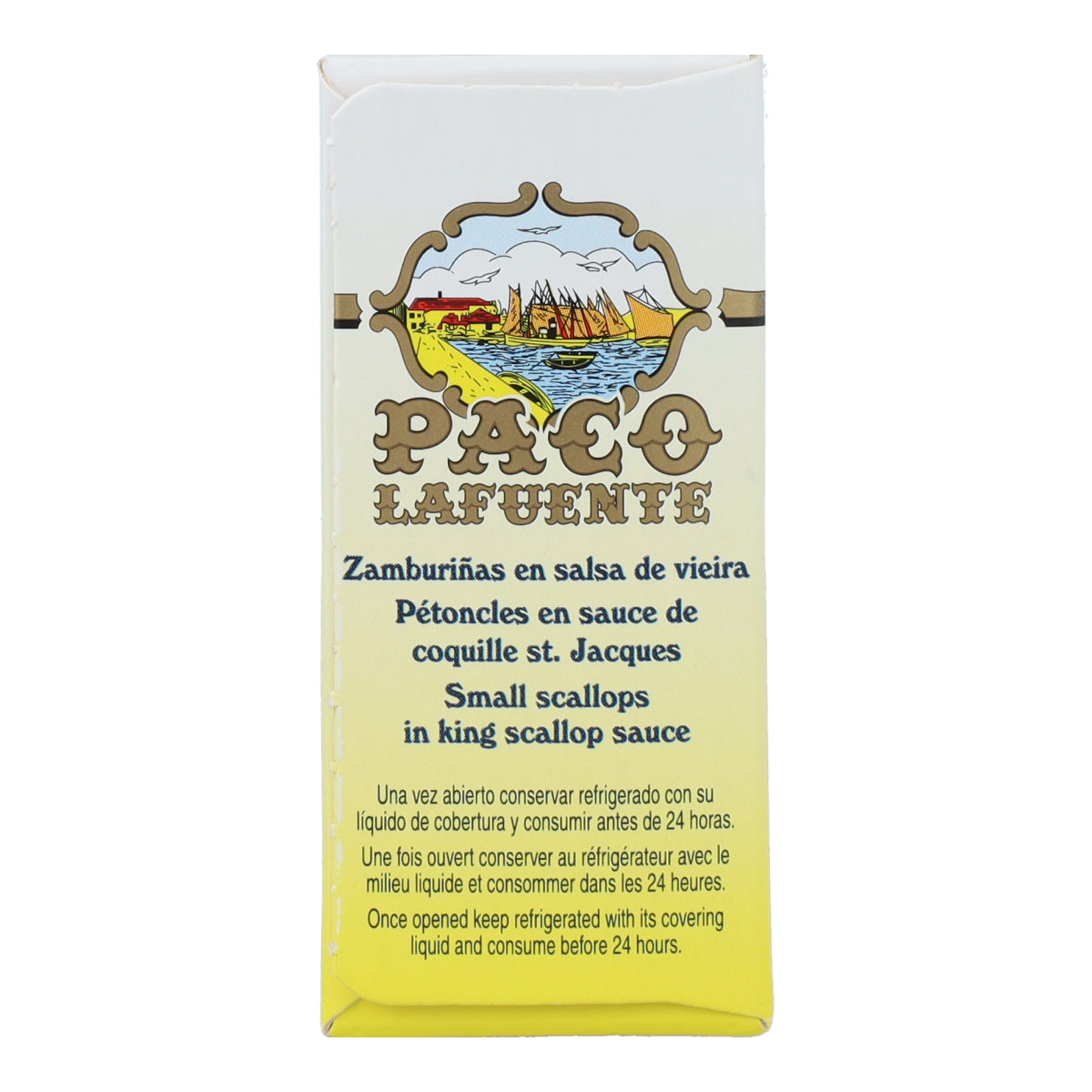 Zamburiñas en Salsa de Vieira Paco Lafuente 115 g