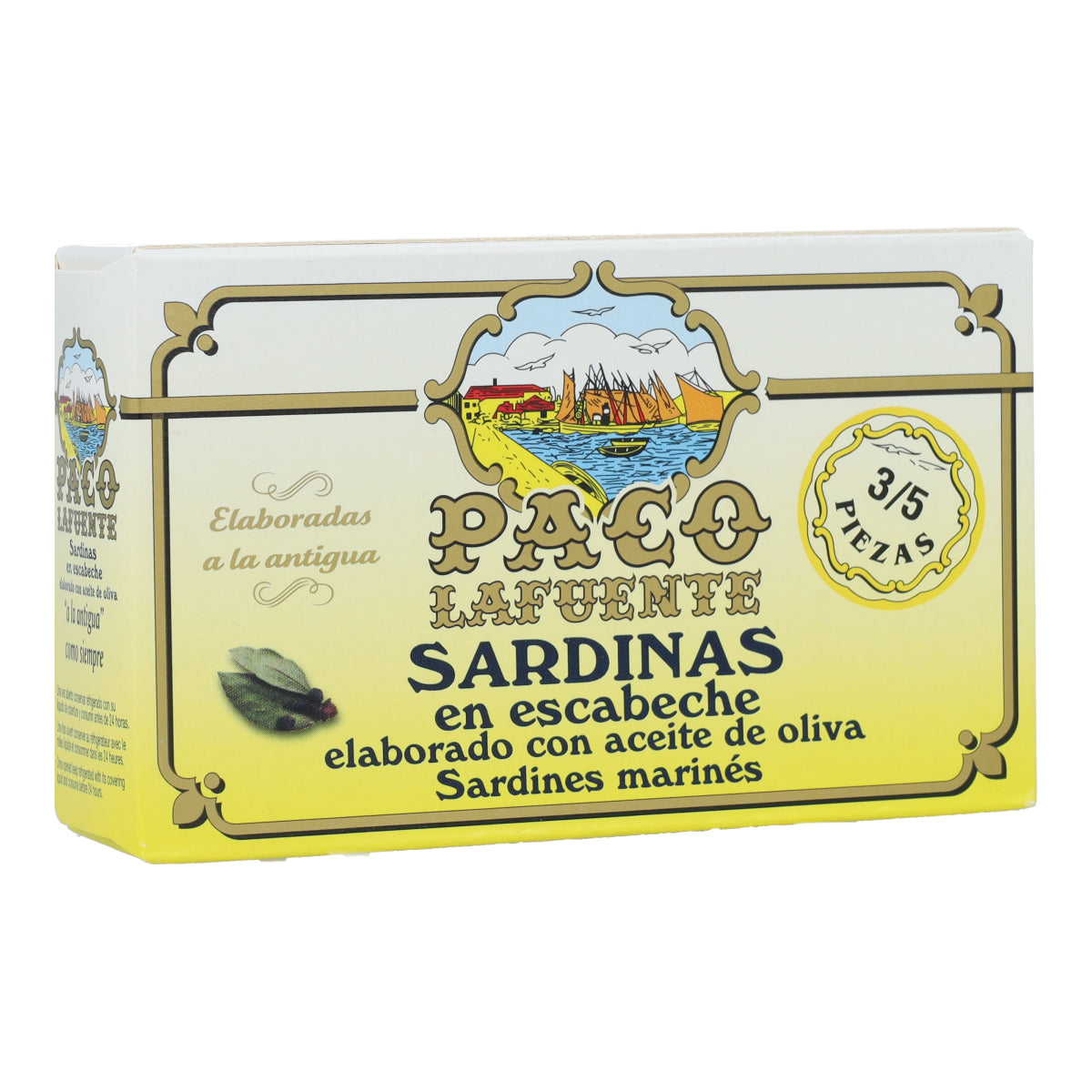 Sardinas en escabeche Paco Lafuente 115 g (3/5 pza)