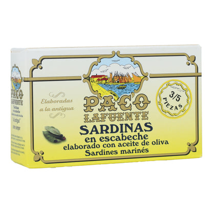 Sardinas en escabeche Paco Lafuente 115 g (3/5 pza)