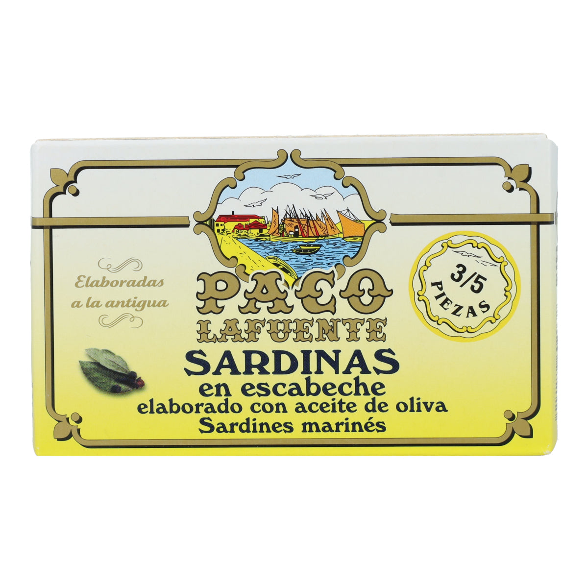 Sardinas en escabeche Paco Lafuente 115 g (3/5 pza)
