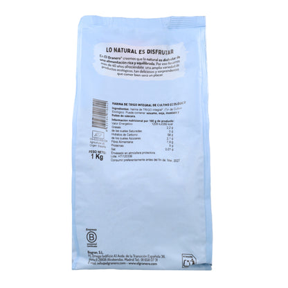 Harina de Trigo Integral Bio El Granero 1 kg