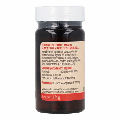 Vitamina D3 Naturcesta 30 Cápsulas