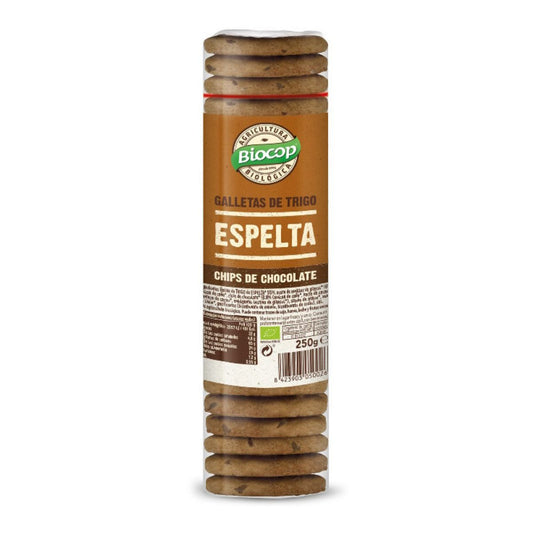 Galletas de Espelta con Chips de Chocolate Bio Biocop 250 g
