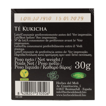Té Kukicha Artemis Bio 20 bolsitas