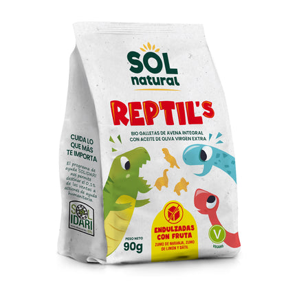 Galletas Infantiles de Avena y Frutas Bio Sol Natural 90 g