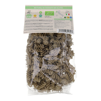 Fusilli de Guisante sin gluten Bio Sol Natural 250 g