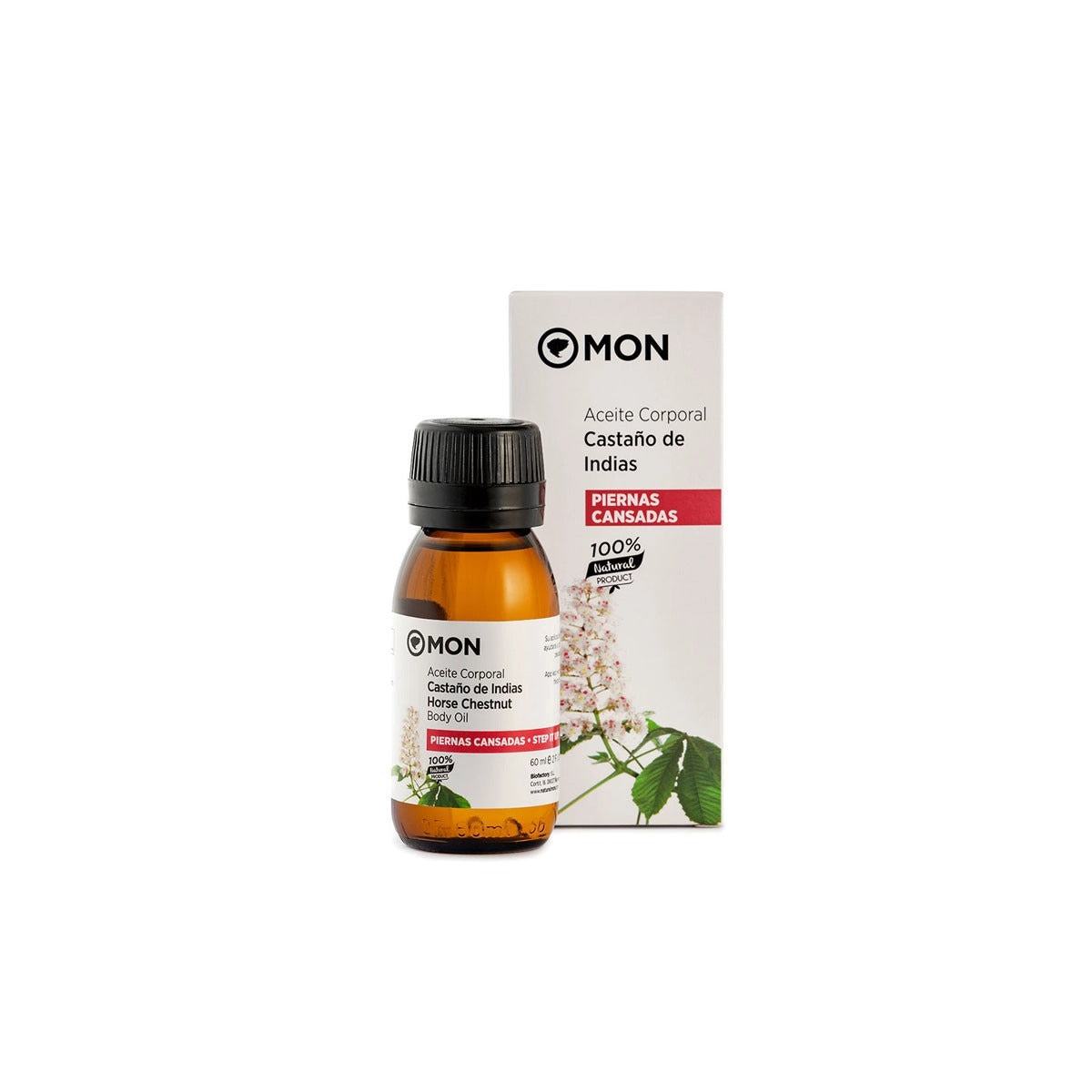 Aceite Corporal Castaño de Indias Mon, 60 ml