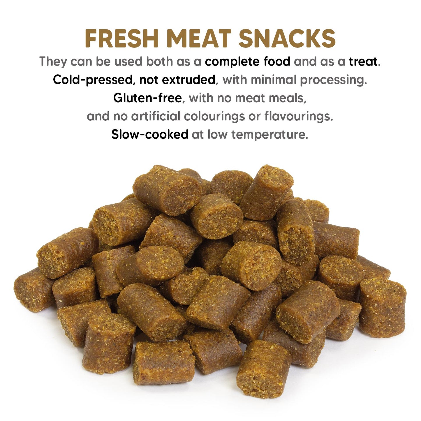 Snack para perros de carne fresca Ternera Arquivet 800 g