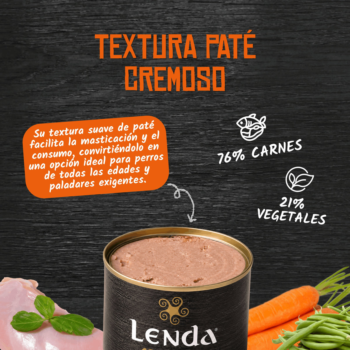 Paté para Perros de Conejo Grain Free Lenda 400 g