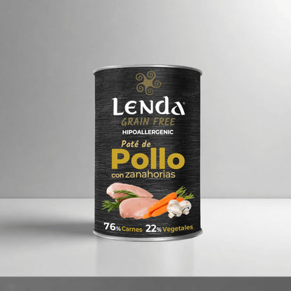 Paté para Perros de Pollo Grain Free Lenda 400 g