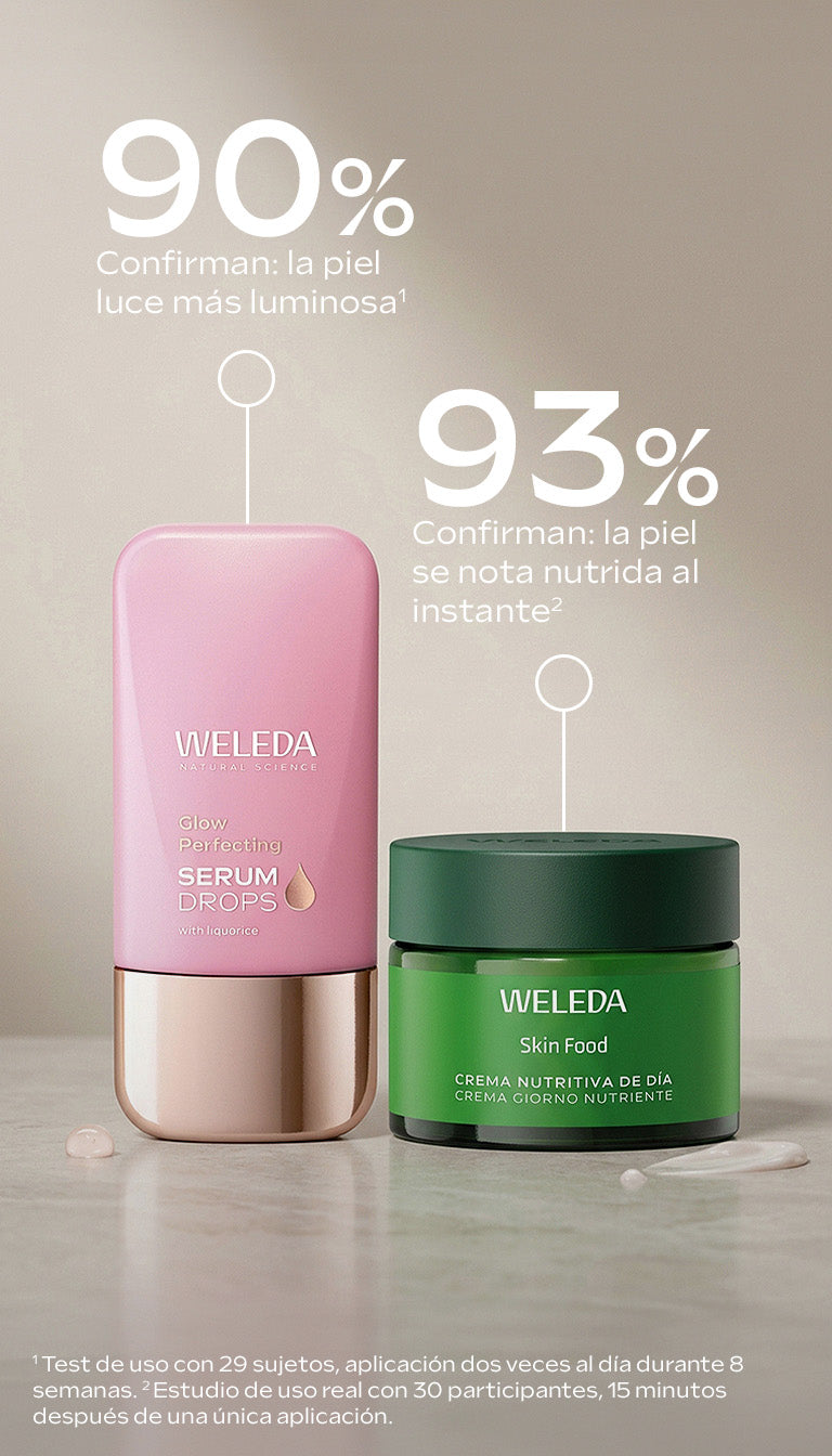 Glass Skin Ritual (Crema de Día SF + Booster Iluminador) Weleda
