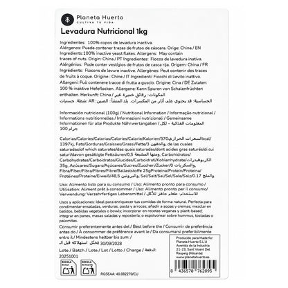 Levadura nutricional Planeta Huerto 1 kg