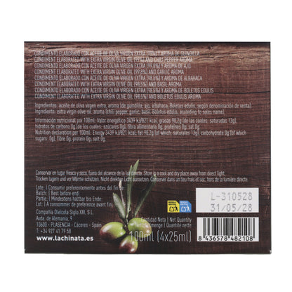 Pack 4 Condimentos 25ml La Chinata 100 ml