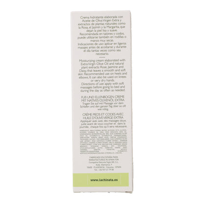 Crema de Pies y Codos Hidratante &amp; Reparadora con AOVE La Chinata 100 ml