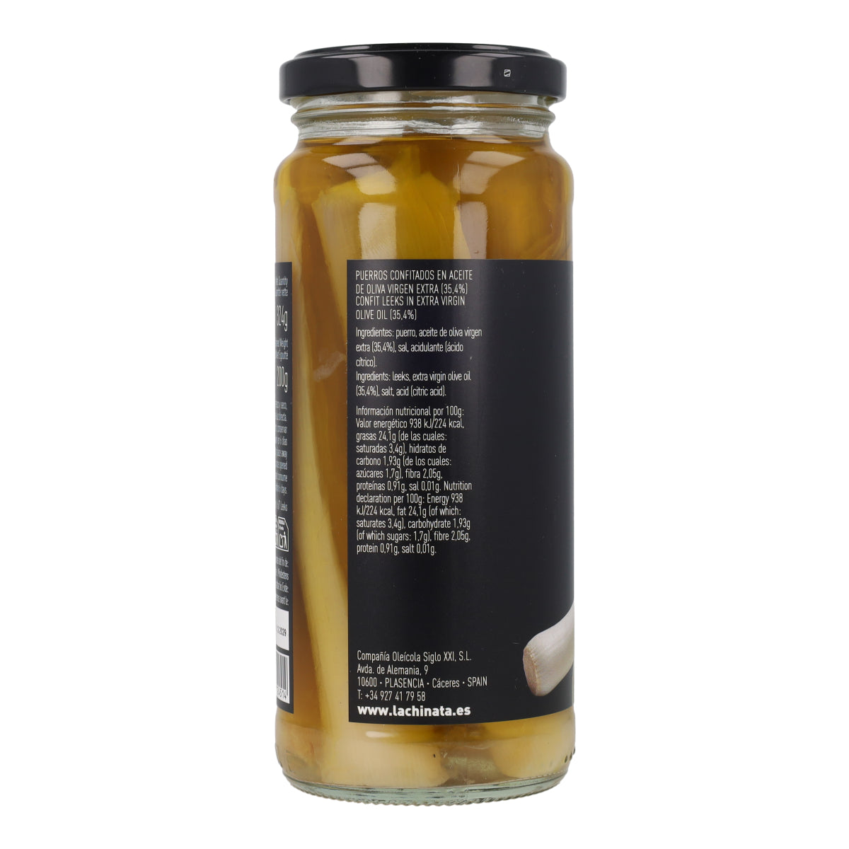 Puerros con Aceite de Oliva Virgen Extra La Chinata 324 g