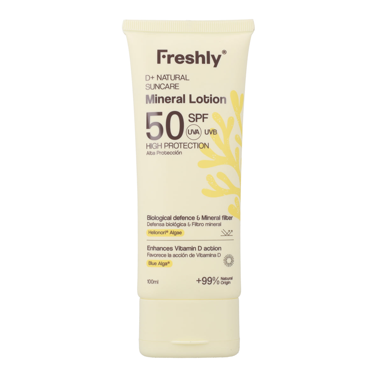 D+ Natural Suncare Mineral Lotion SPF50 100 ml