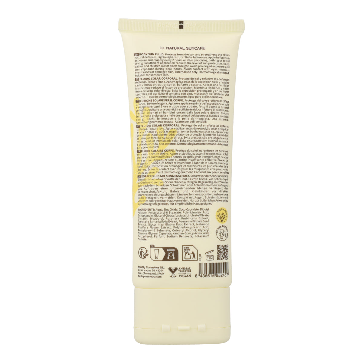 D+ Natural Suncare Mineral Lotion SPF50 100 ml