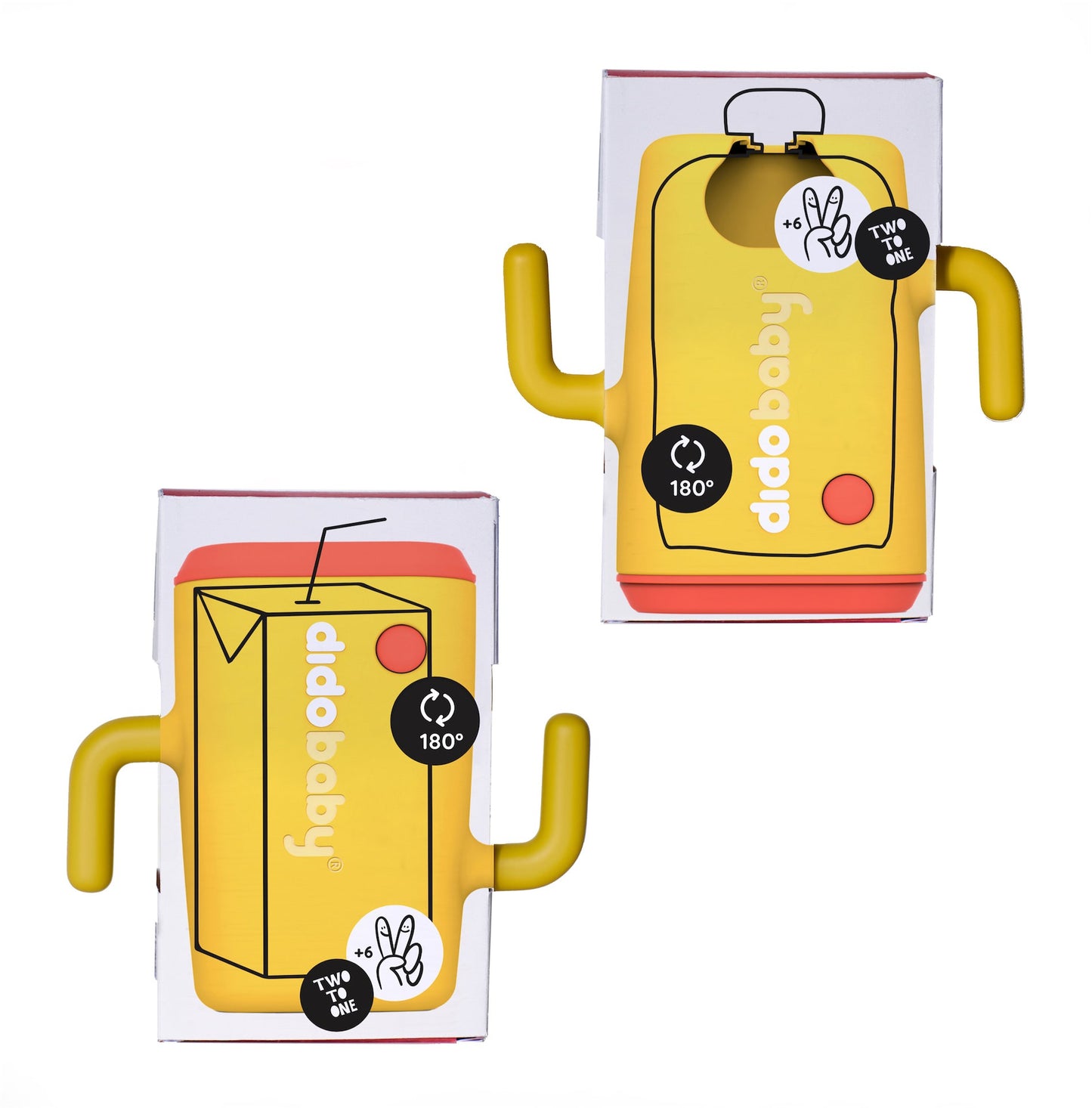 Soporte Anti Derrames para Pouches Didopoucher color Amarillo
