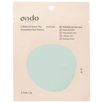 Caffeine &amp; Green Tea Antioxidant Eye Patches Ondo Beauty 36.5