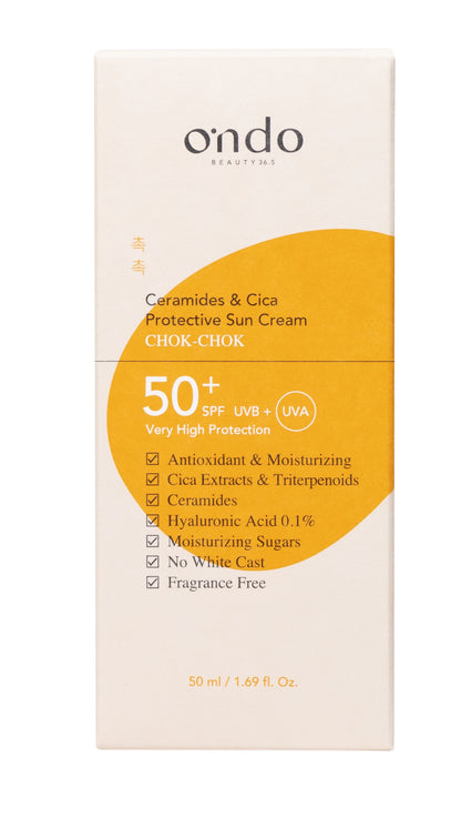 Ceramides &amp; Cica Protective Sun Cream Ondo Beauty 36.5
