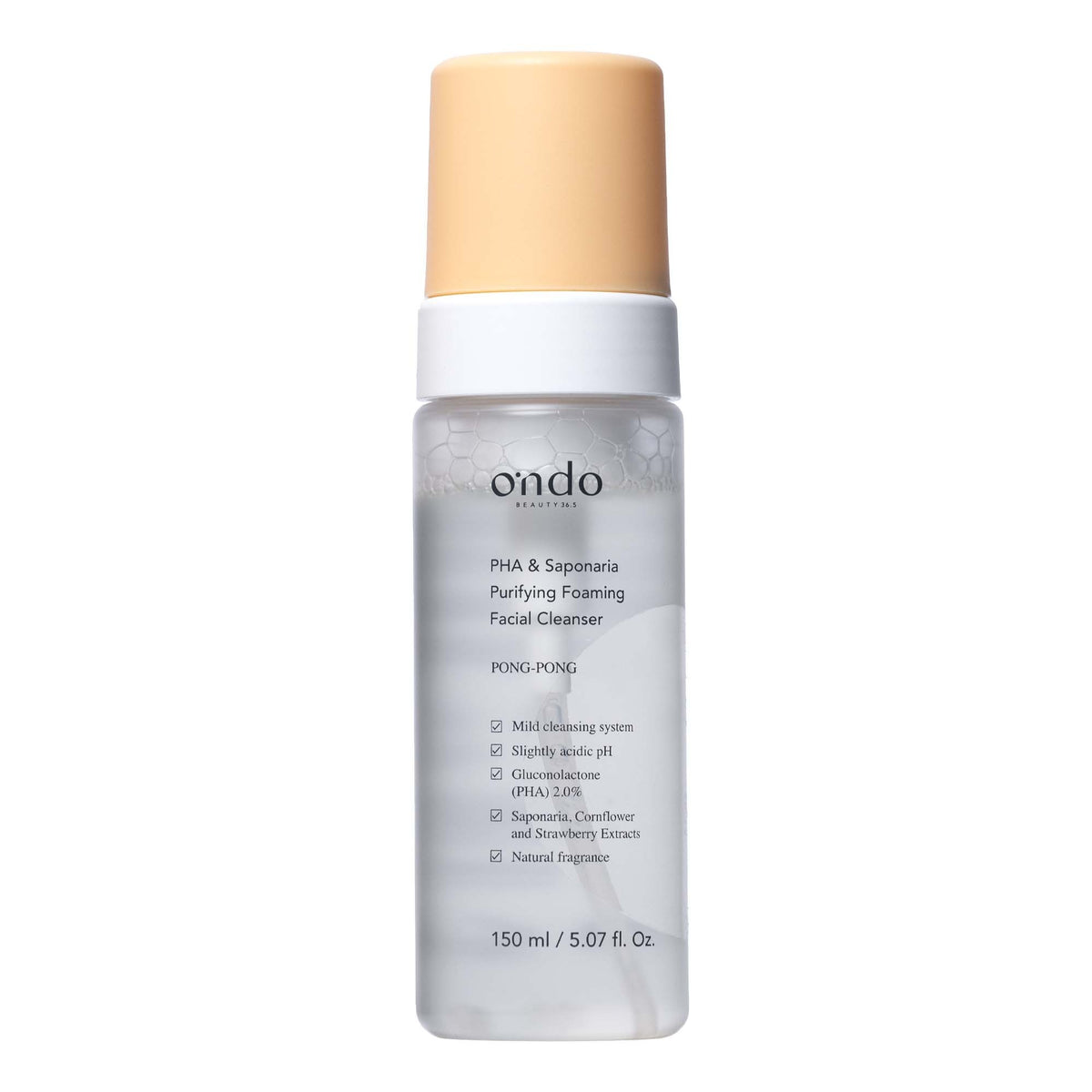 PHA & Saponaria Purifying Foaming Cleanser Ondo Beauty 36.5