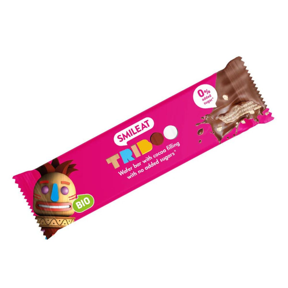 Barrita Barquillo recubierta de Chocolate ECO Smileat 40g