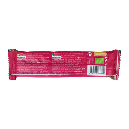 Barrita Barquillo recubierta de Chocolate ECO Smileat 40g