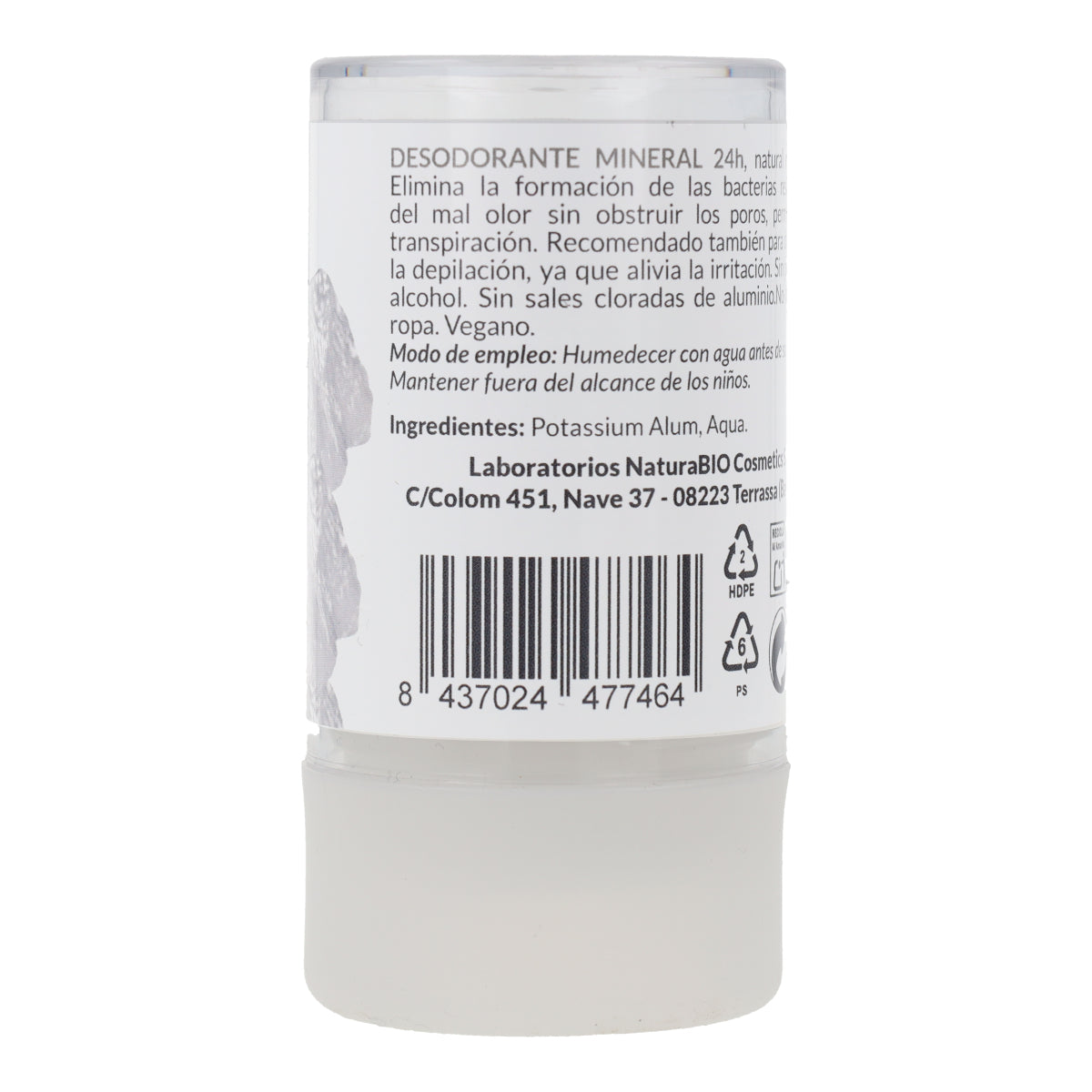 Desodorante piedra de alumbre HappyBio 115 g