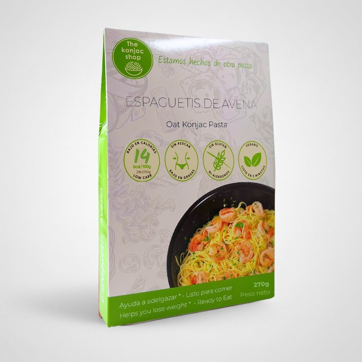 Espaguetis de Konjac y Avena Sin gluten The Konjac Shop 200g