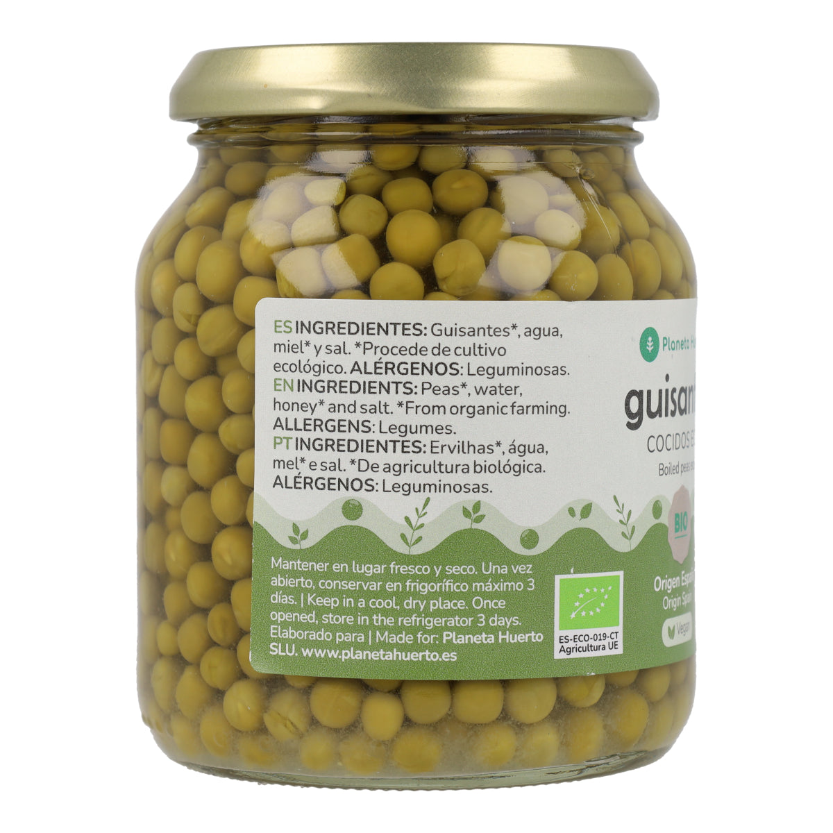 Guisantes ECO Planeta Huerto 320 g