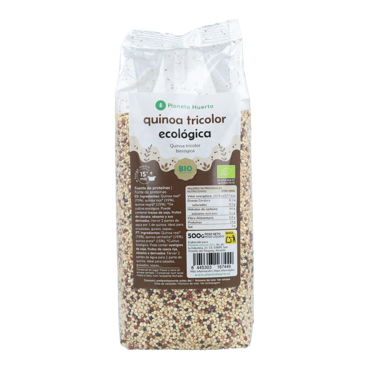 Quinoa tricolor ECO Planeta Huerto 500 g