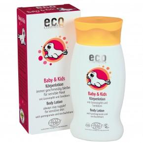 Loción corporal Bebé y niños, EcoCosmetics 200ml