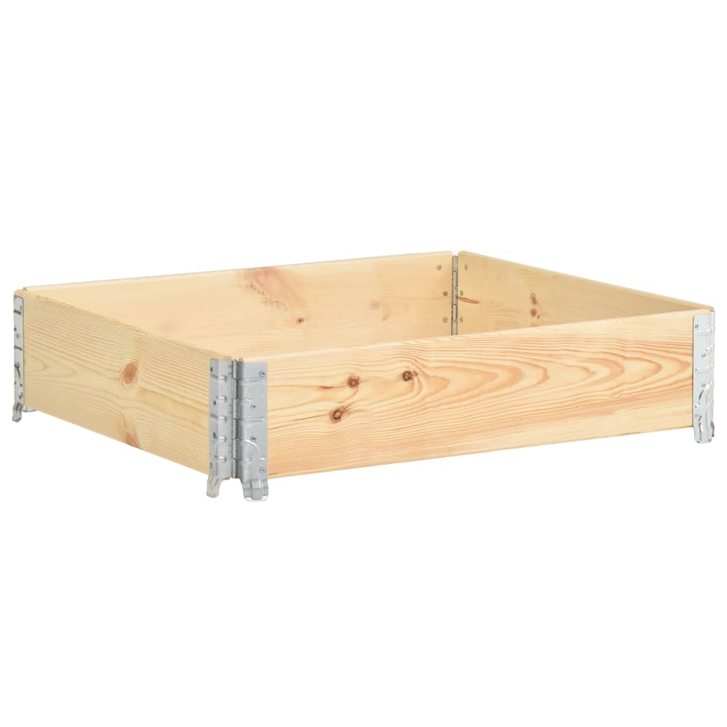 Arriate De Madera Maciza De Pino 100x100 Cm_0