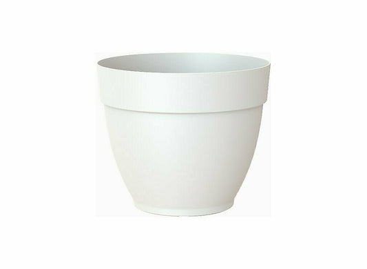 Artevasi Macetero Plástico Capri Campana Blanco 25cm_0