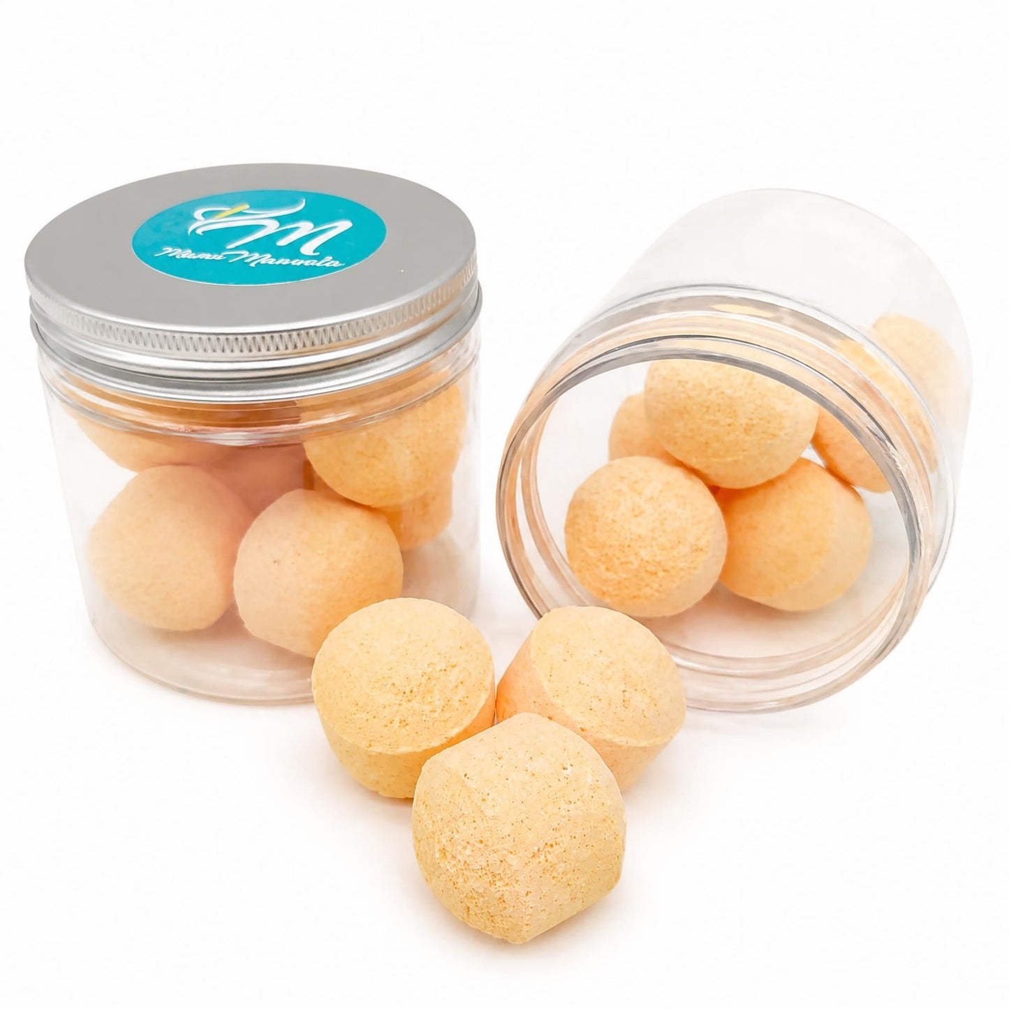 Tarro 7 Mini Bombas Efervescentes Para Manicura Y Pedicura - Ablandan Durezas, Uñas Y Cutículas - Aroma Naranja_0