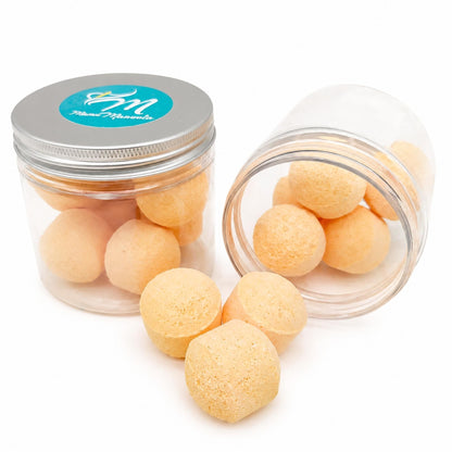 Tarro 7 Mini Bombas Efervescentes Para Manicura Y Pedicura - Ablandan Durezas, Uñas Y Cutículas - Aroma Naranja_0
