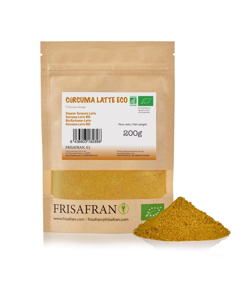 Cúrcuma Latte Ecológica En Polvo | Calidad | Frisafran 500 G_1