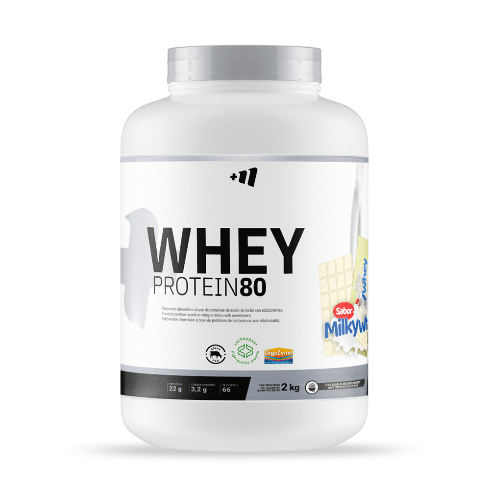 Whey Protein80 - 2 Kg - Chocolate Blanco Con Leche Milkywhey - Aumenta La Masa Muscular - Masmusculo_0