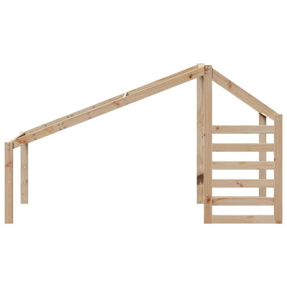 Techo De Cama Infantil Madera Maciza Pino 198x87x113 Cm_3
