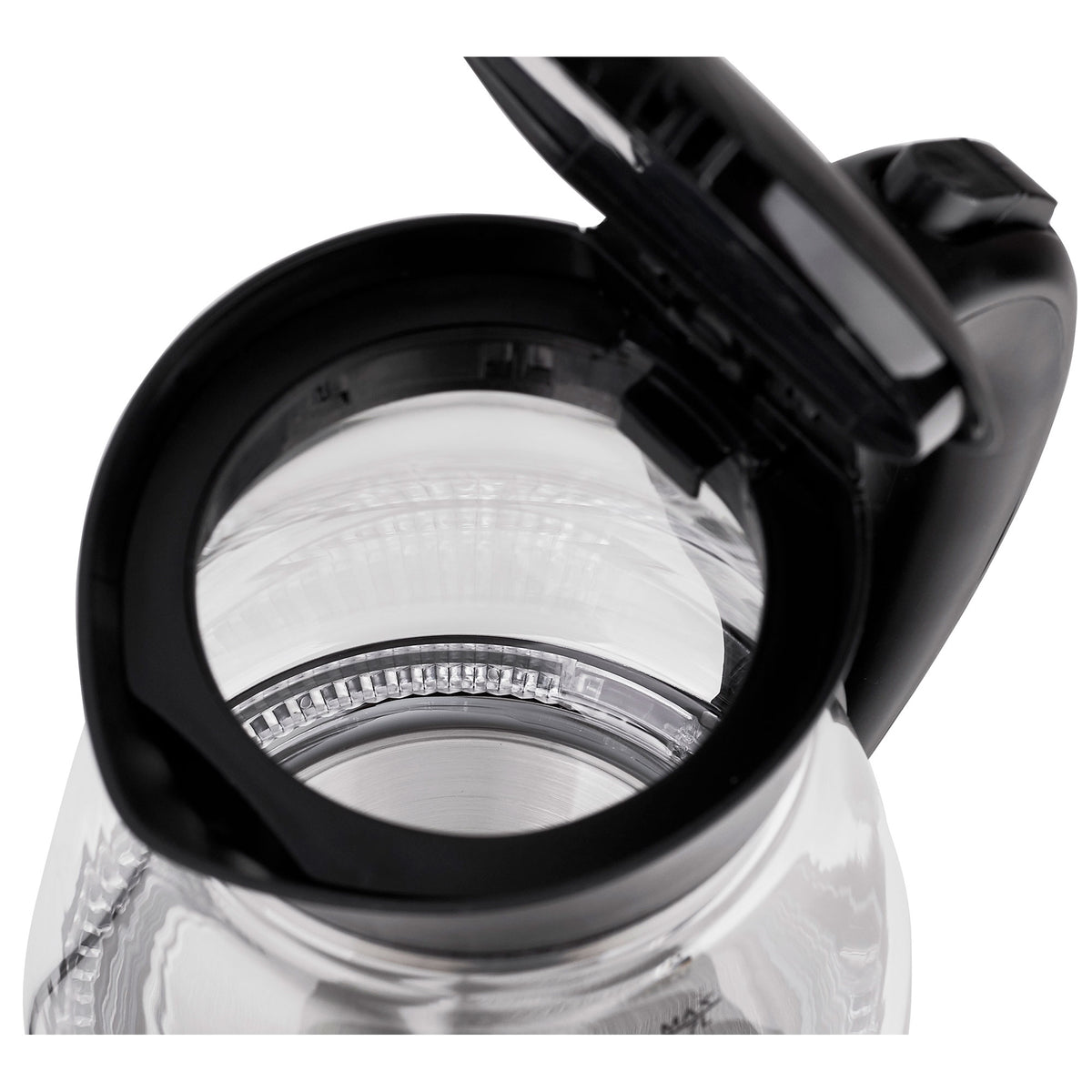 Hervidor Agua Eléctrico 1,7 Litros Jarra Cristal Inalámbrica Retroiluminada, Apagado Automático Adler Ad1274b, 2200w_4