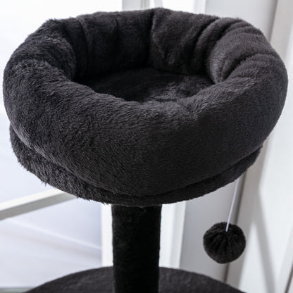 Pawhut Rascador Para Gatos 153 Cm Con Cueva Plataformas Postes De Sisal Y Bola_4