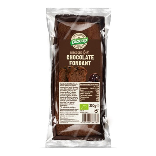 Bizcocho de Chocolate Fondant Biocop 250 g