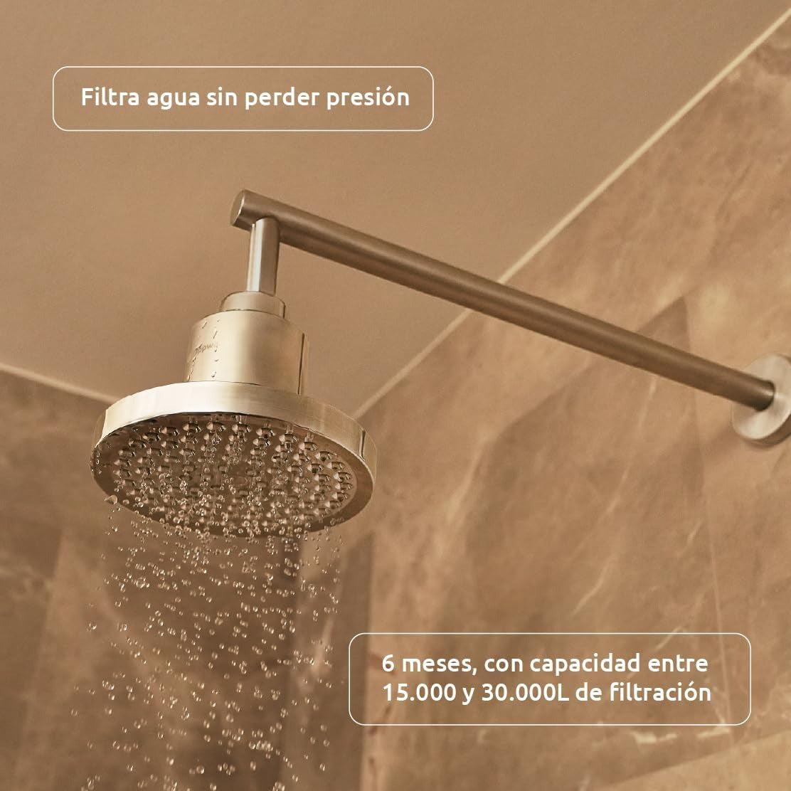Pack 2 x Cartuchos para Cabezal de ducha ShowerPro Rain SMR Tappwater