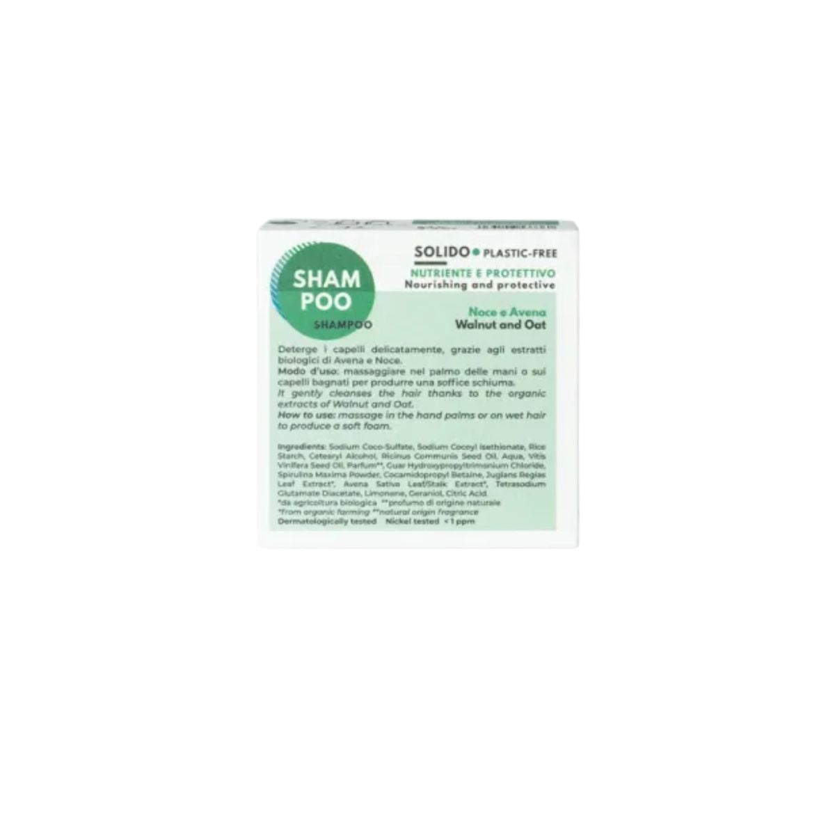 Champú Sólido Nutritivo y Protector Sin residuo 64gr Ecologico Officina Naturae