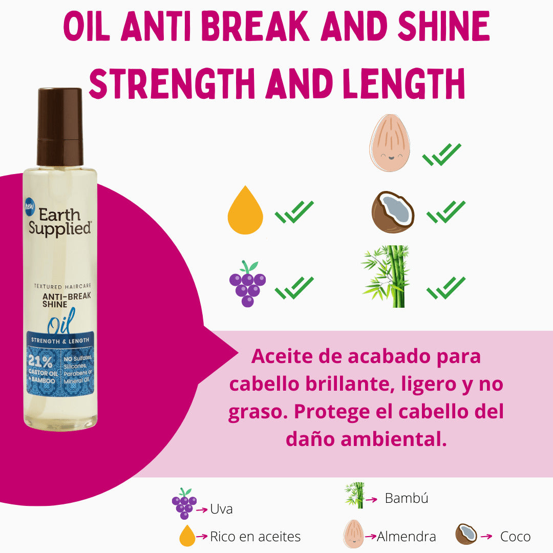 Aceite Brillo Anti-rotura Earth Supplied 196ml_1